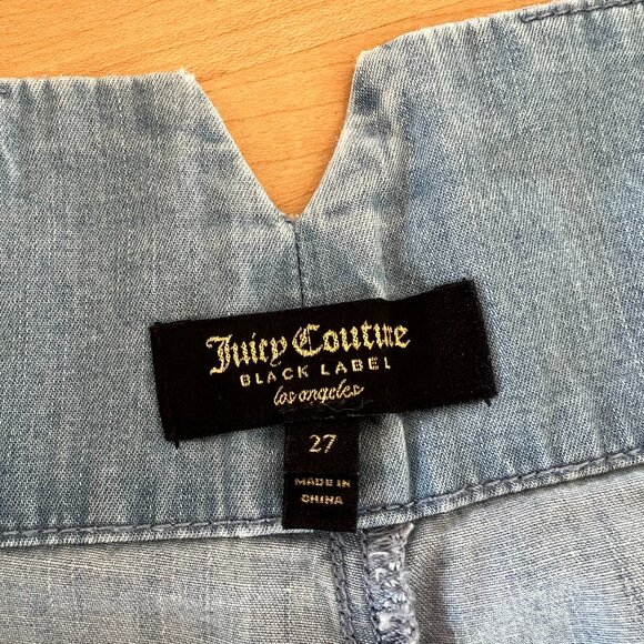 Juicy Couture Black Label Wide-Leg Crop Jeans – Luxe, Dramatic, & Effortless! - Picture 10 of 10